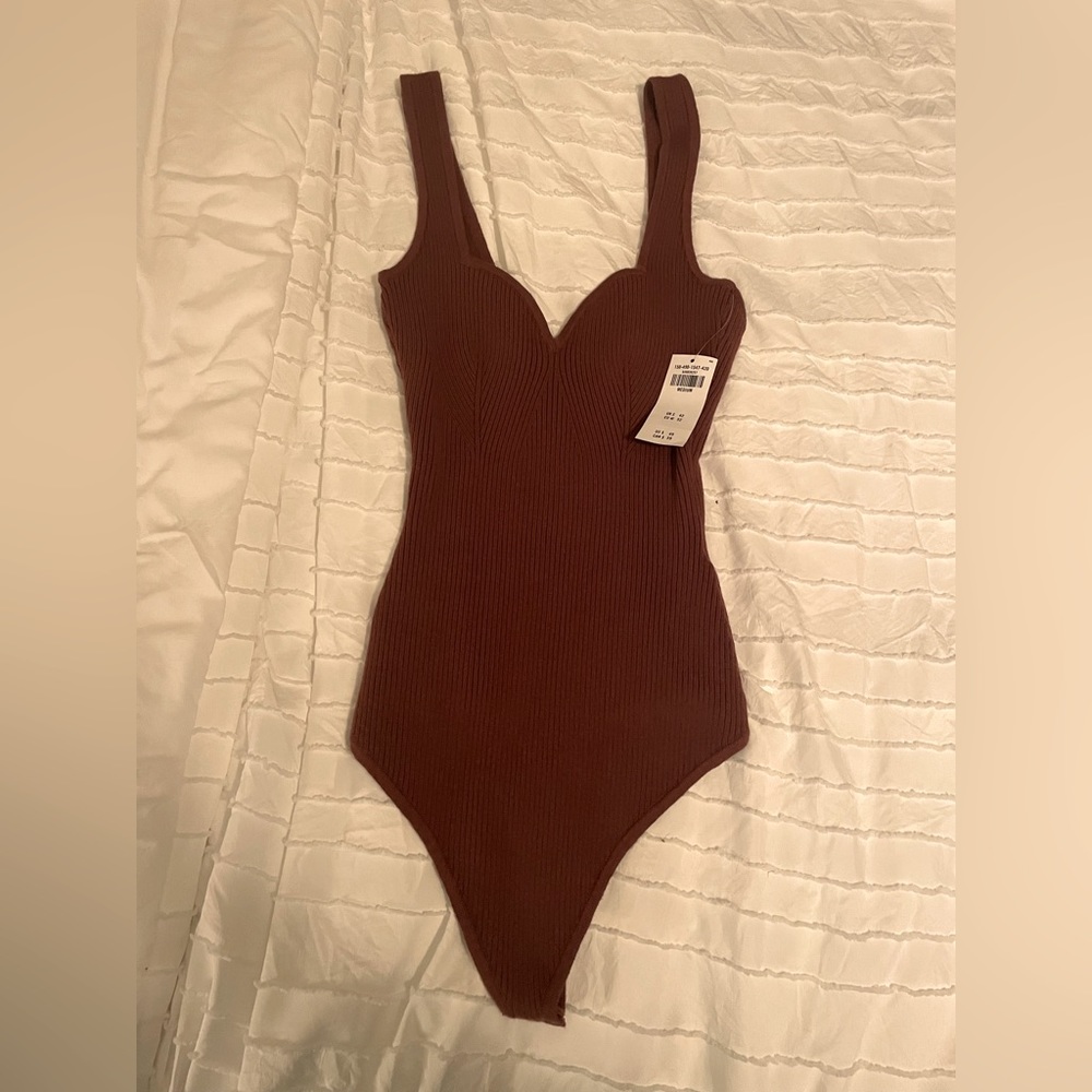 Abercrombie Elevated Rib Knit Bodysuit